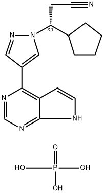 Ruxolitinib phosphate Structure